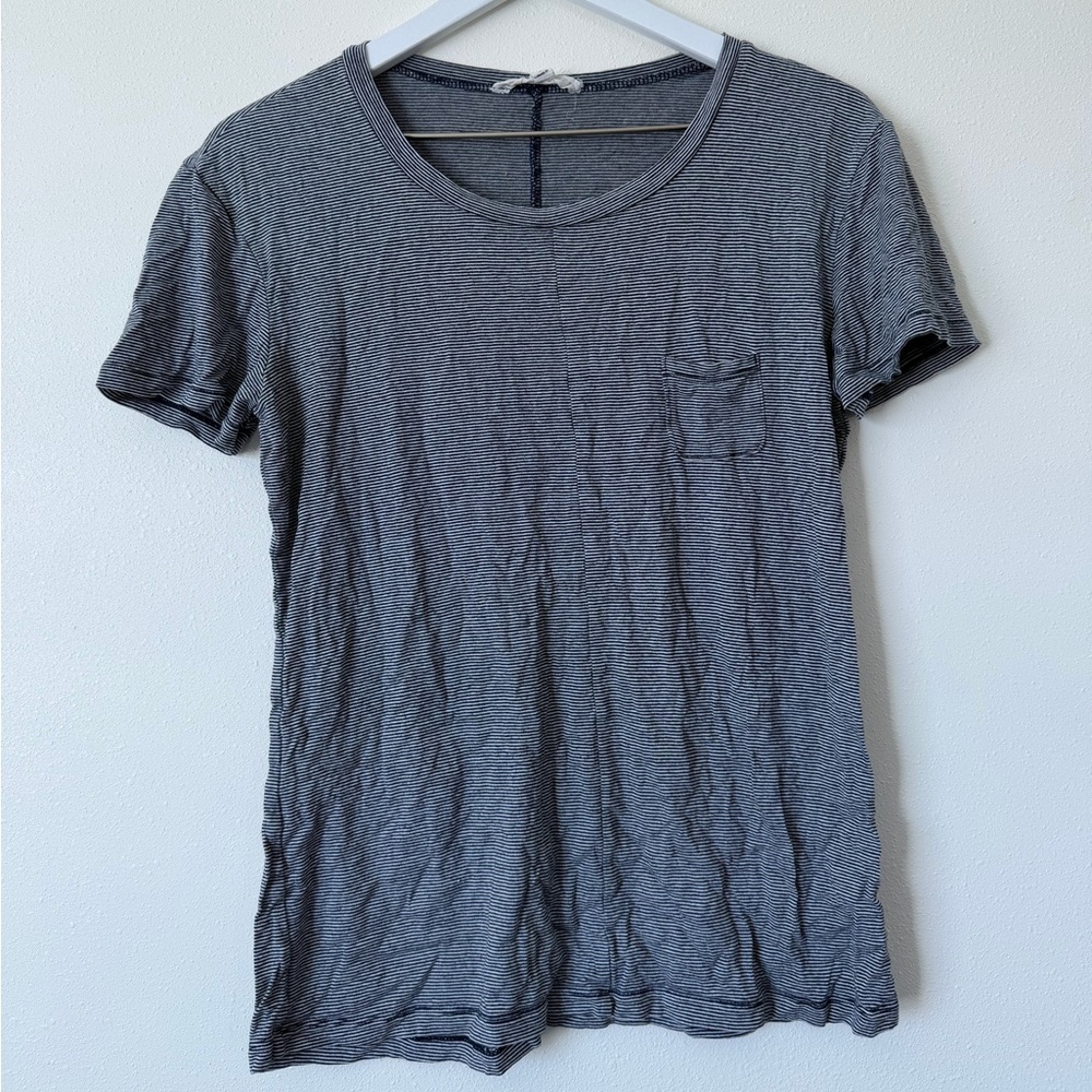 Women’s Athleta Striped Shirt Size Medium